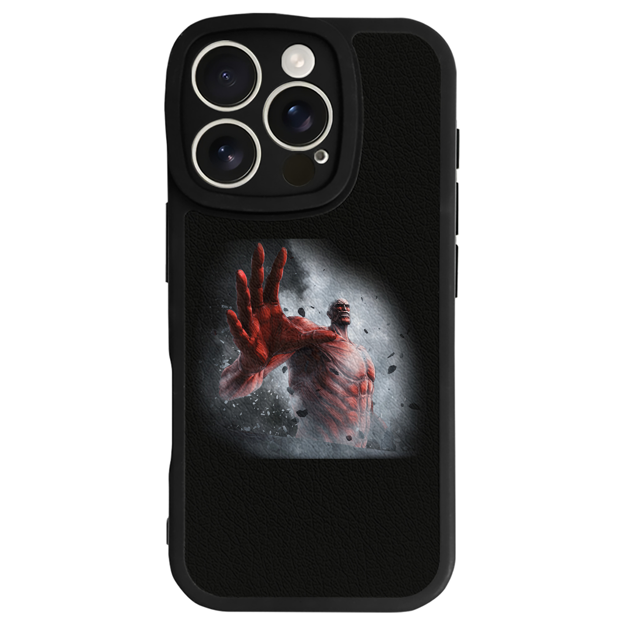 （画像用） 進撃の巨人 Attack on Titan 【iPhone 16シリーズ対応】シリコンスマホケース（レザー調） 材質：シリコン